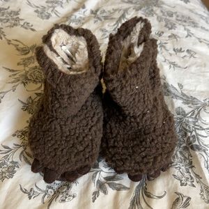Cute baby bear slipper boots